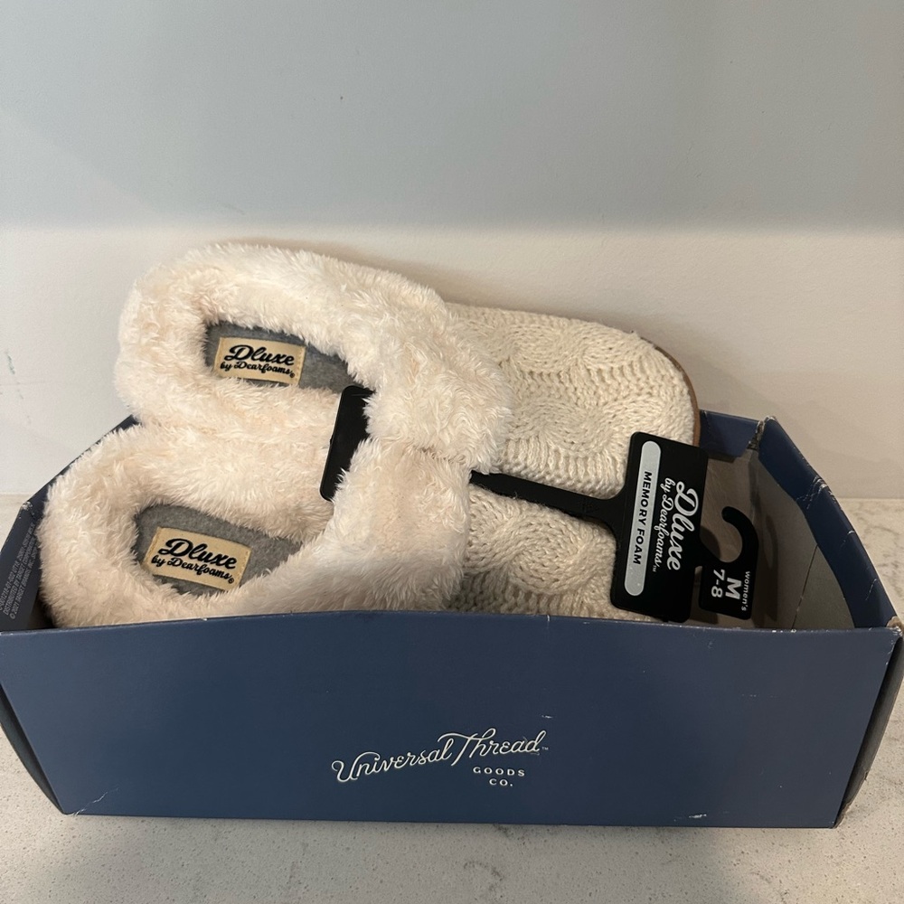 NEW IN BOX slippers